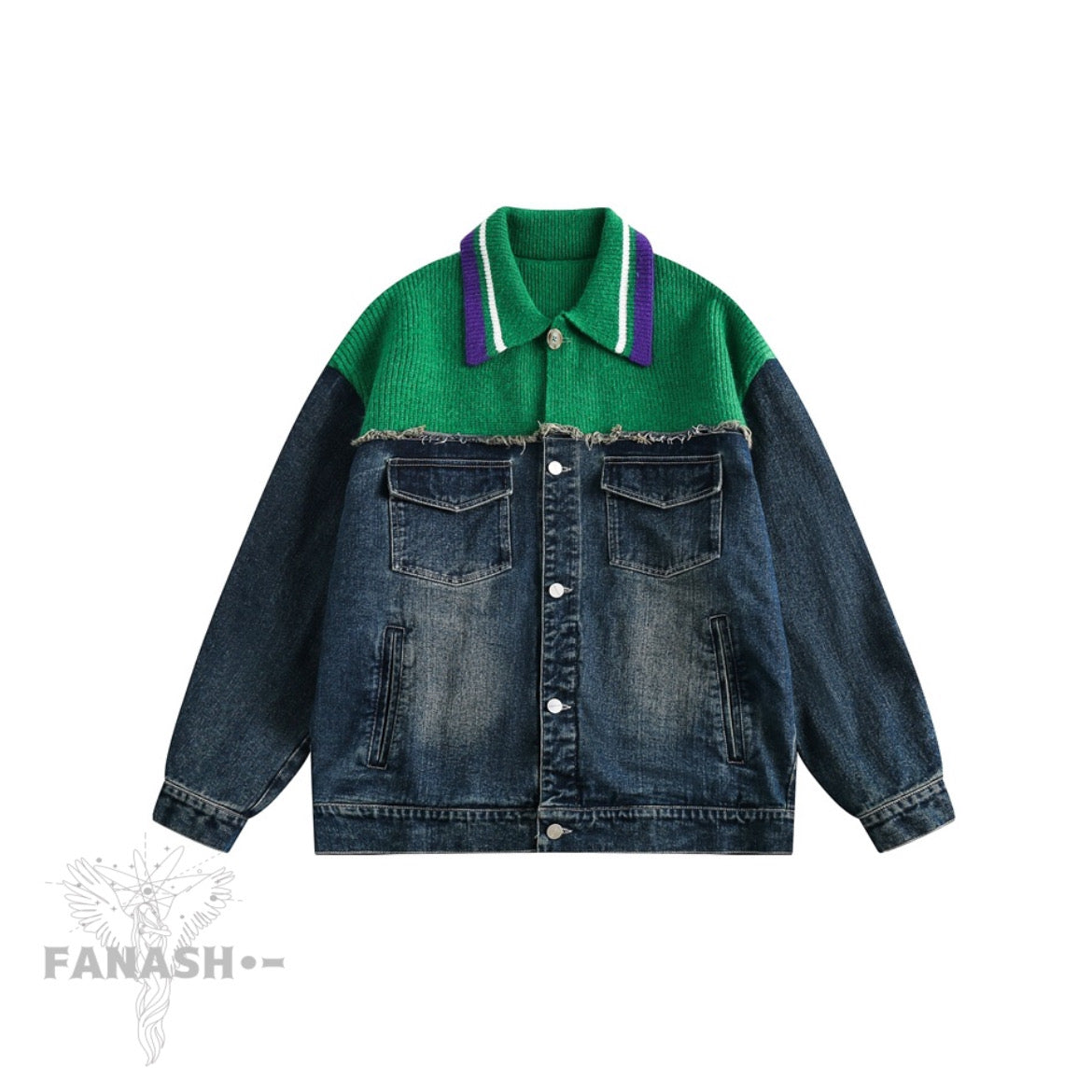 デニムスタイルデザインジャケット – FANASH•−