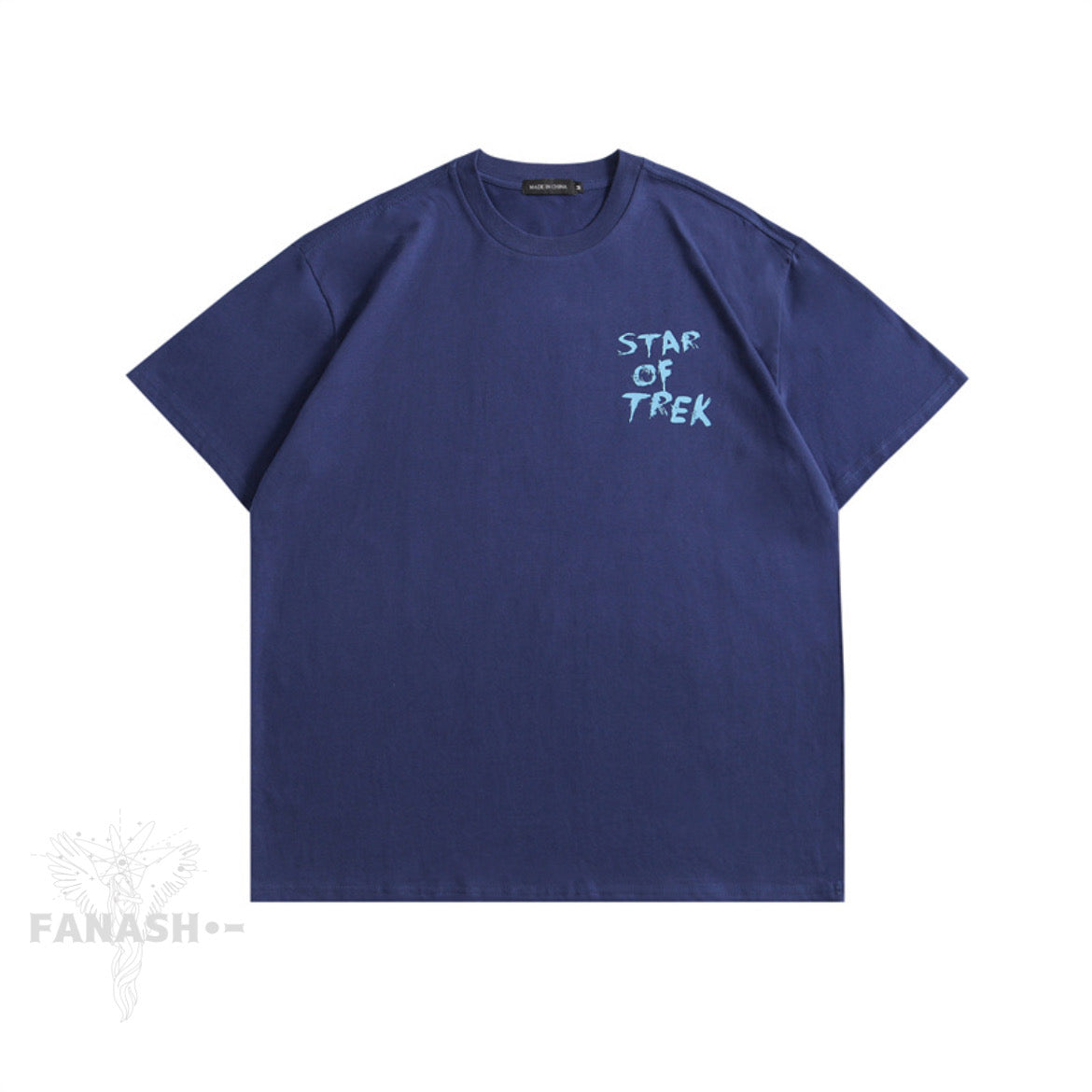 「宇宙」プリントストリートTシャツ(全2色)